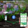 Tuya Destekli Akıllı Toprak Nem ve Sıcaklık Sensörü - IP66 Su Geçirmez - Bluetooth 5.0 Akıllı Bitki Bakım Takip Cihazı resmi